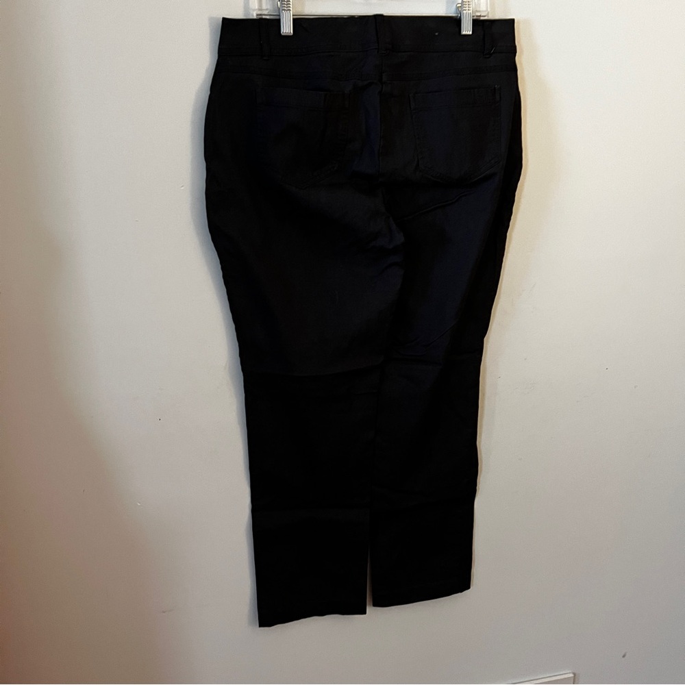 JM Collection Charcoal Gray Straight Leg Pants - Picture 9 of 9